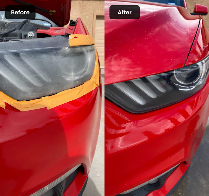 Mustang Headlight Restoration