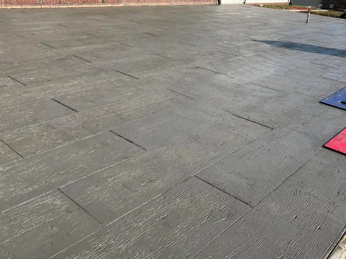Finished concrete project by Blackburn Construction in Middle Tennessee