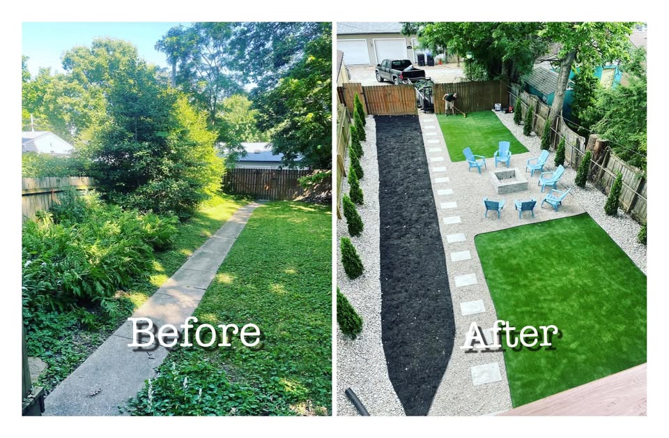 Exterior home and landscape improvement transformation