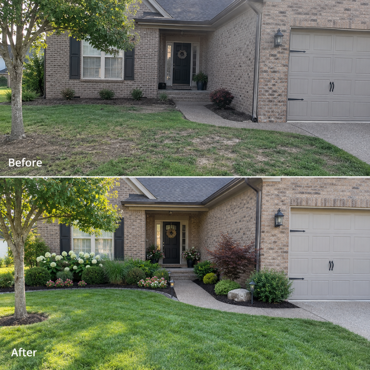 Hardscaping and outdoor living patio in Louisville KY