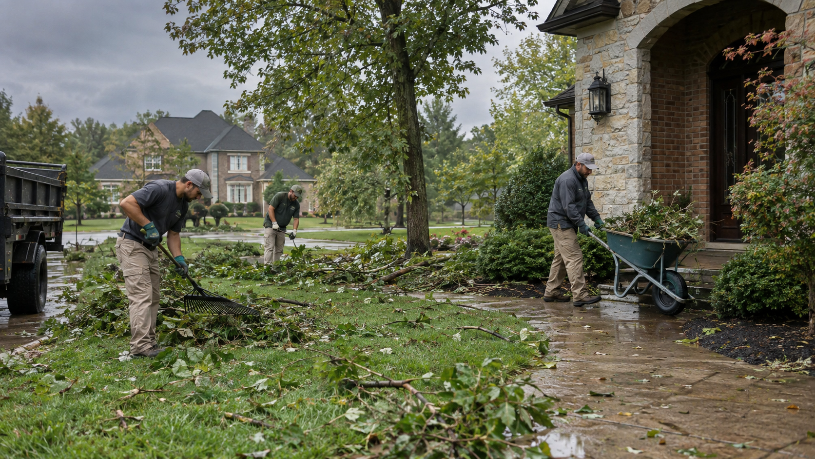 landscaping project in Prospect, Kentucky