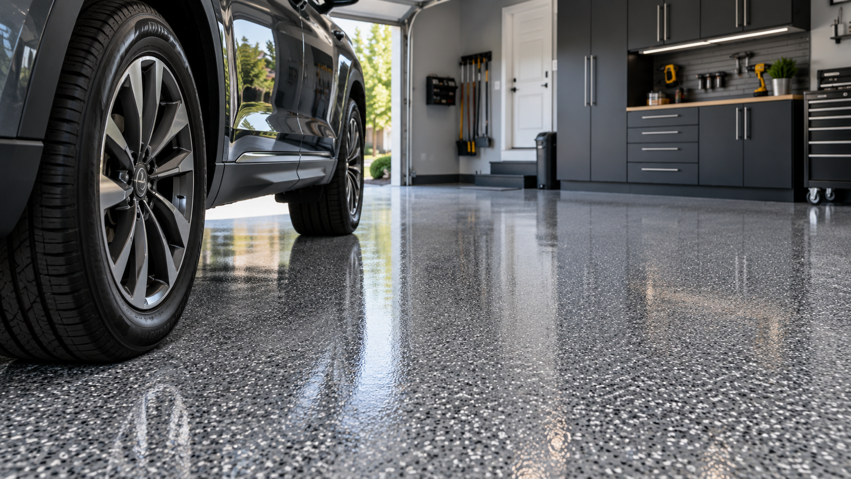 Garage coating epoxy in Jeffersontown