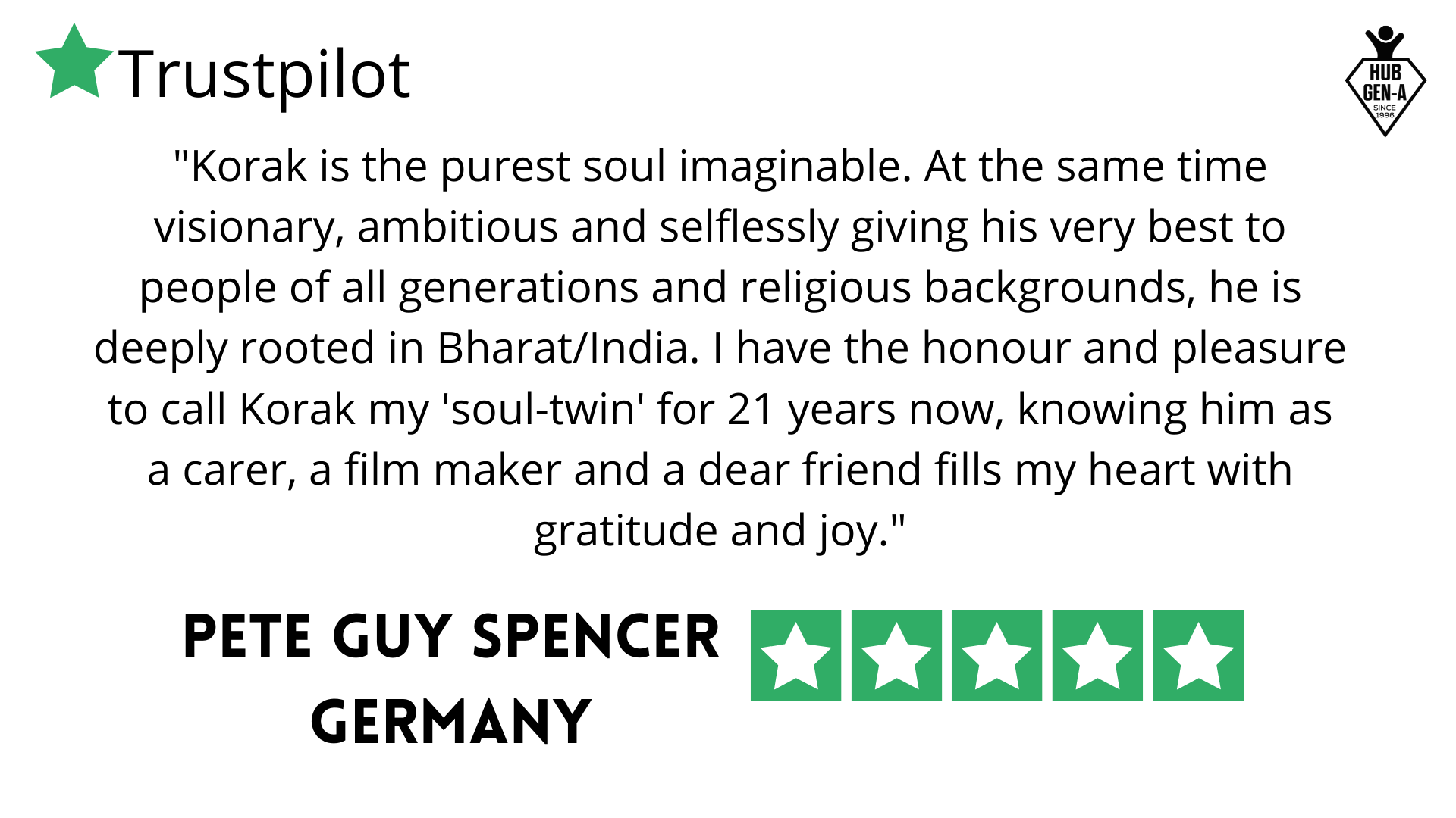 Client testimonial