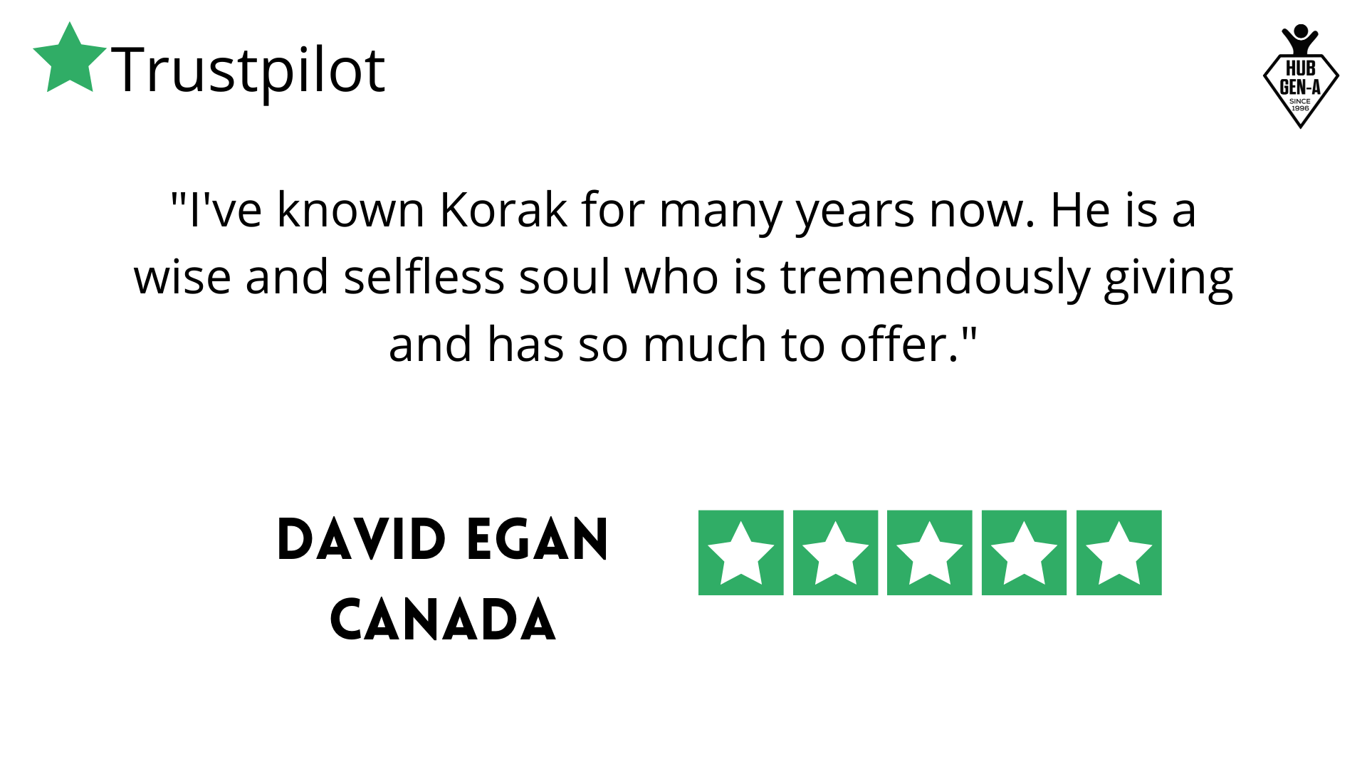 Client testimonial