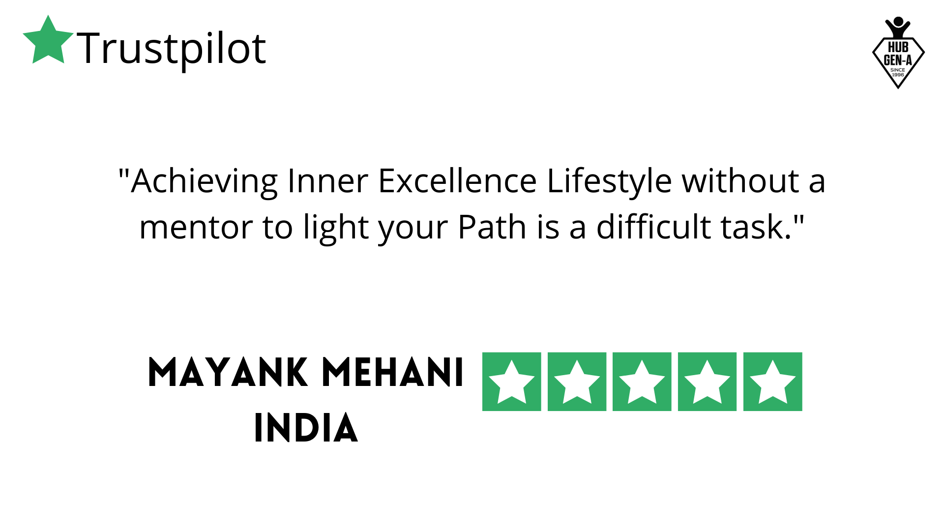 Client testimonial