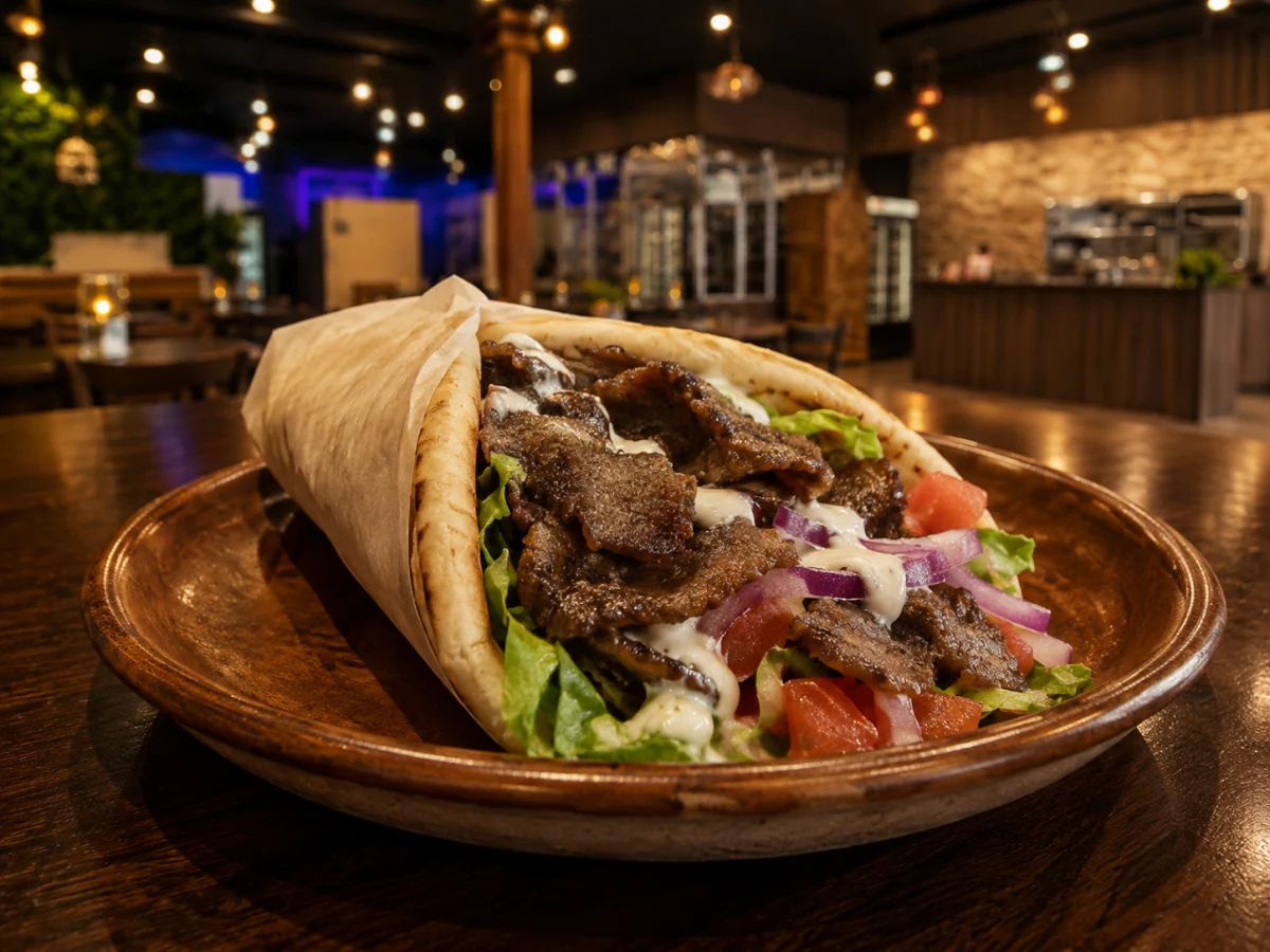 Gyro Wrap — Lamb & Beef at Pita House Big Bear Lake