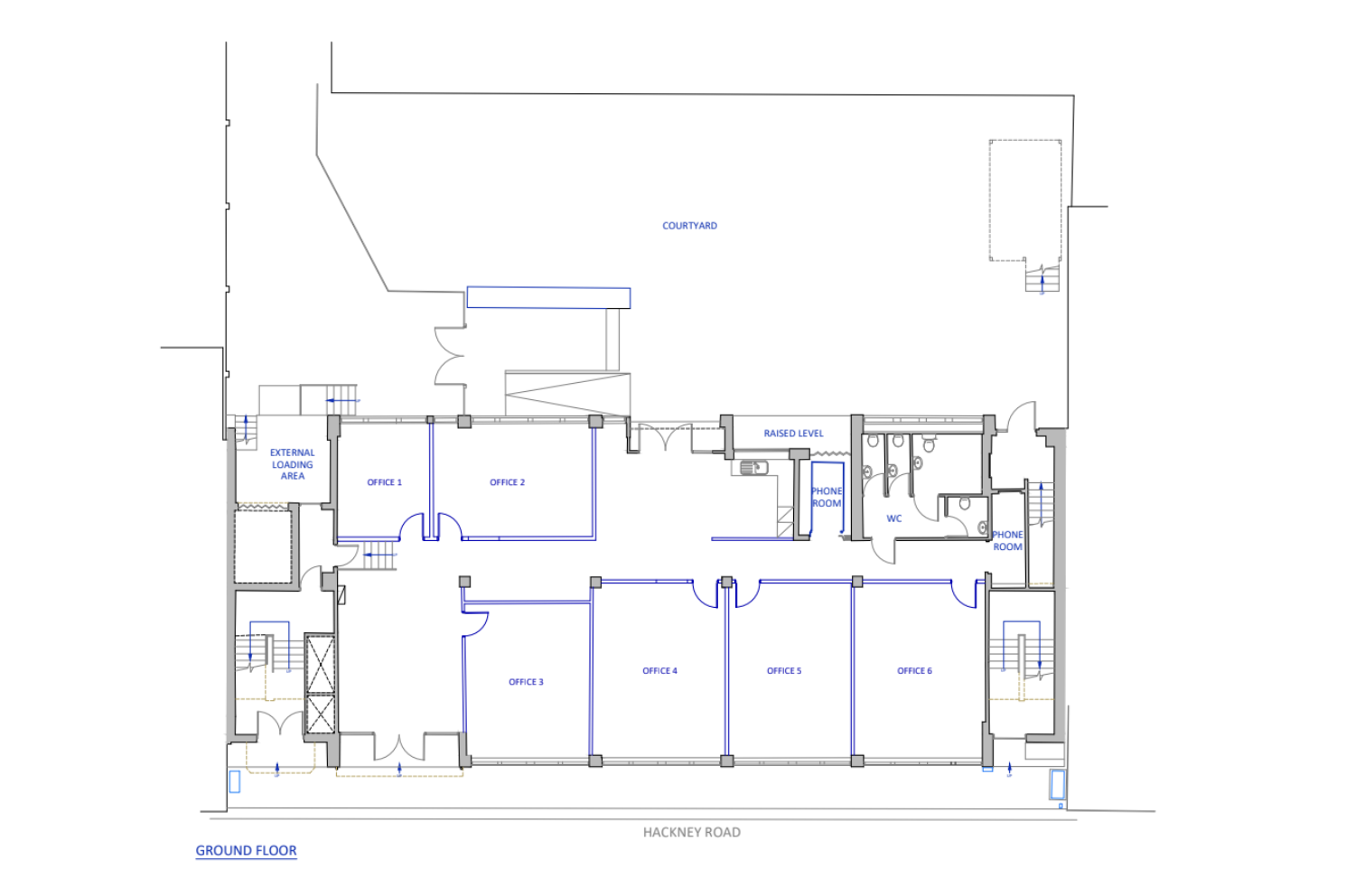 Floorplan for 445 Hackney Road