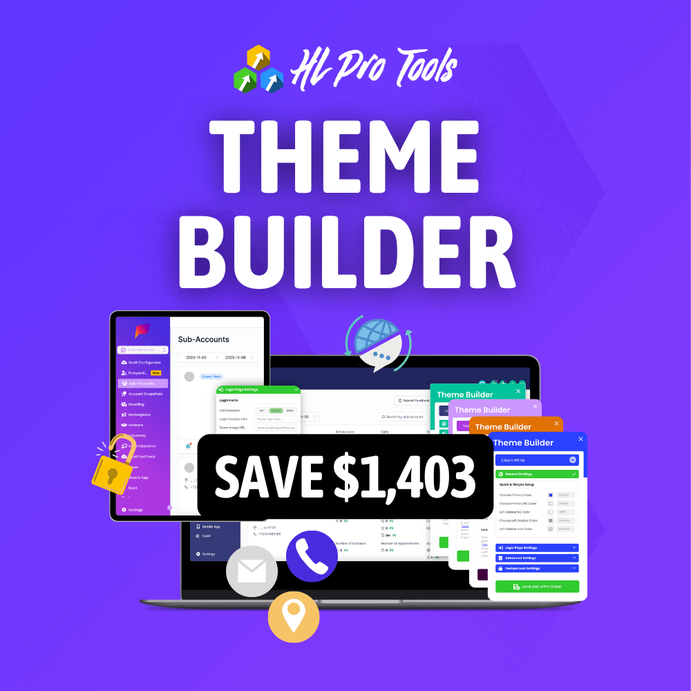 HighLevel Theme Builder