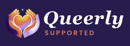 Queerly Supported logo representing LGBTQIA+ inclusive NDIS support services in Australia