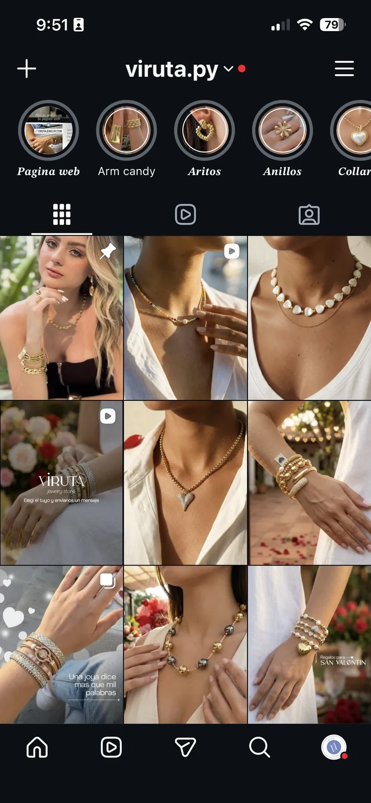 Feed diseñado por Núñez