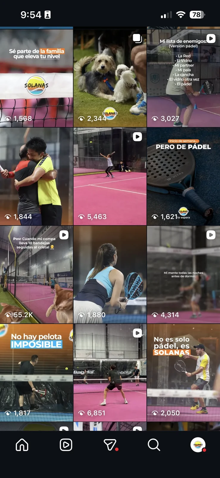 Feed diseñado por Núñez