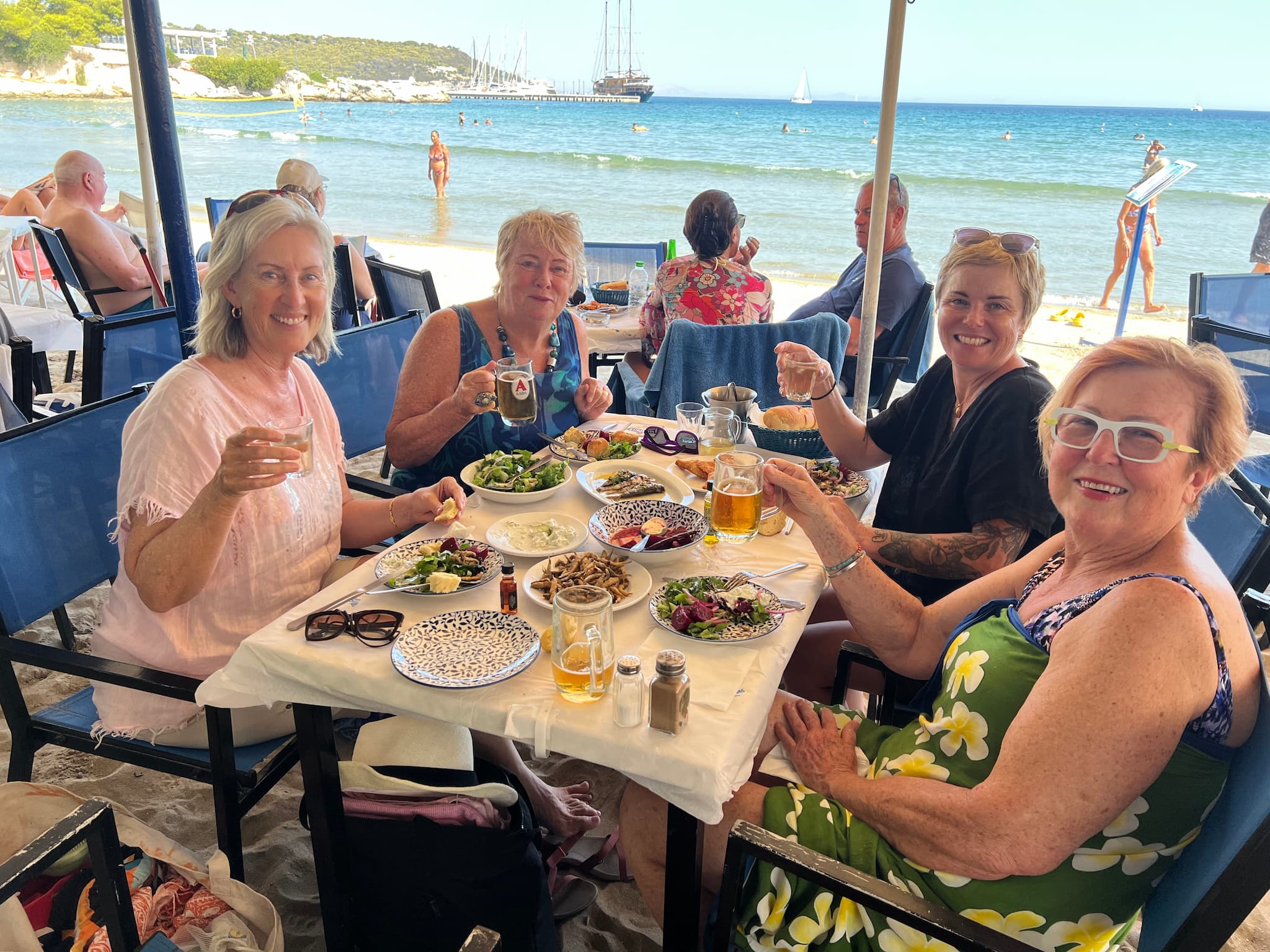 Shared dinner with the group