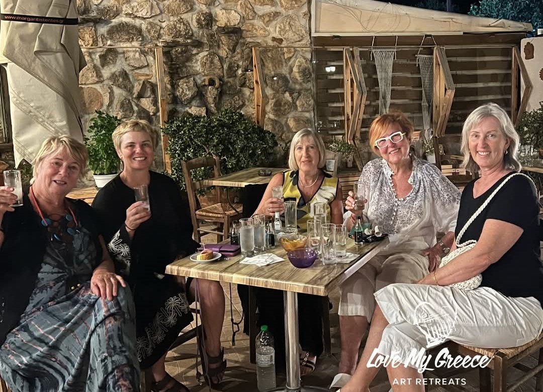 Retreat gallery photo — guests at lunch