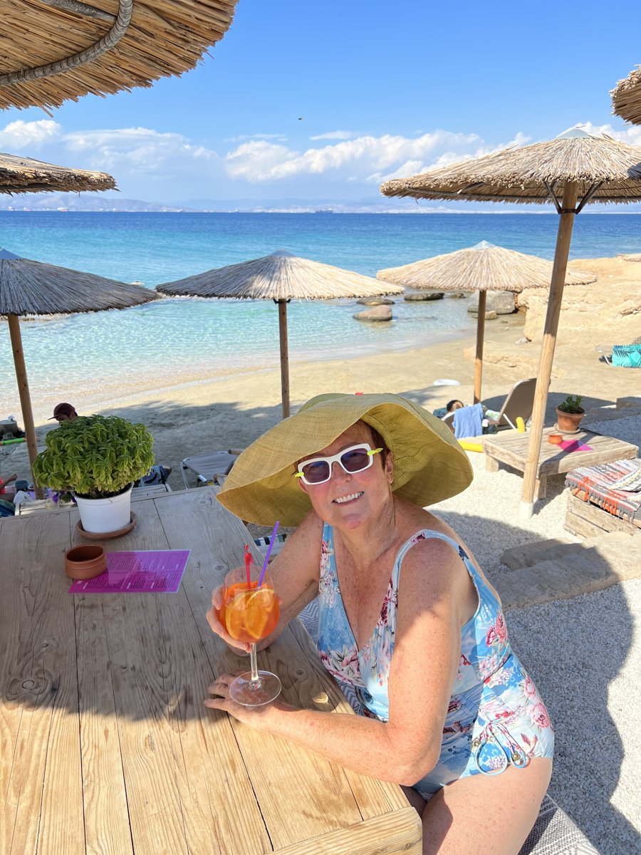 Sue MacDougall, host of Love My Greece