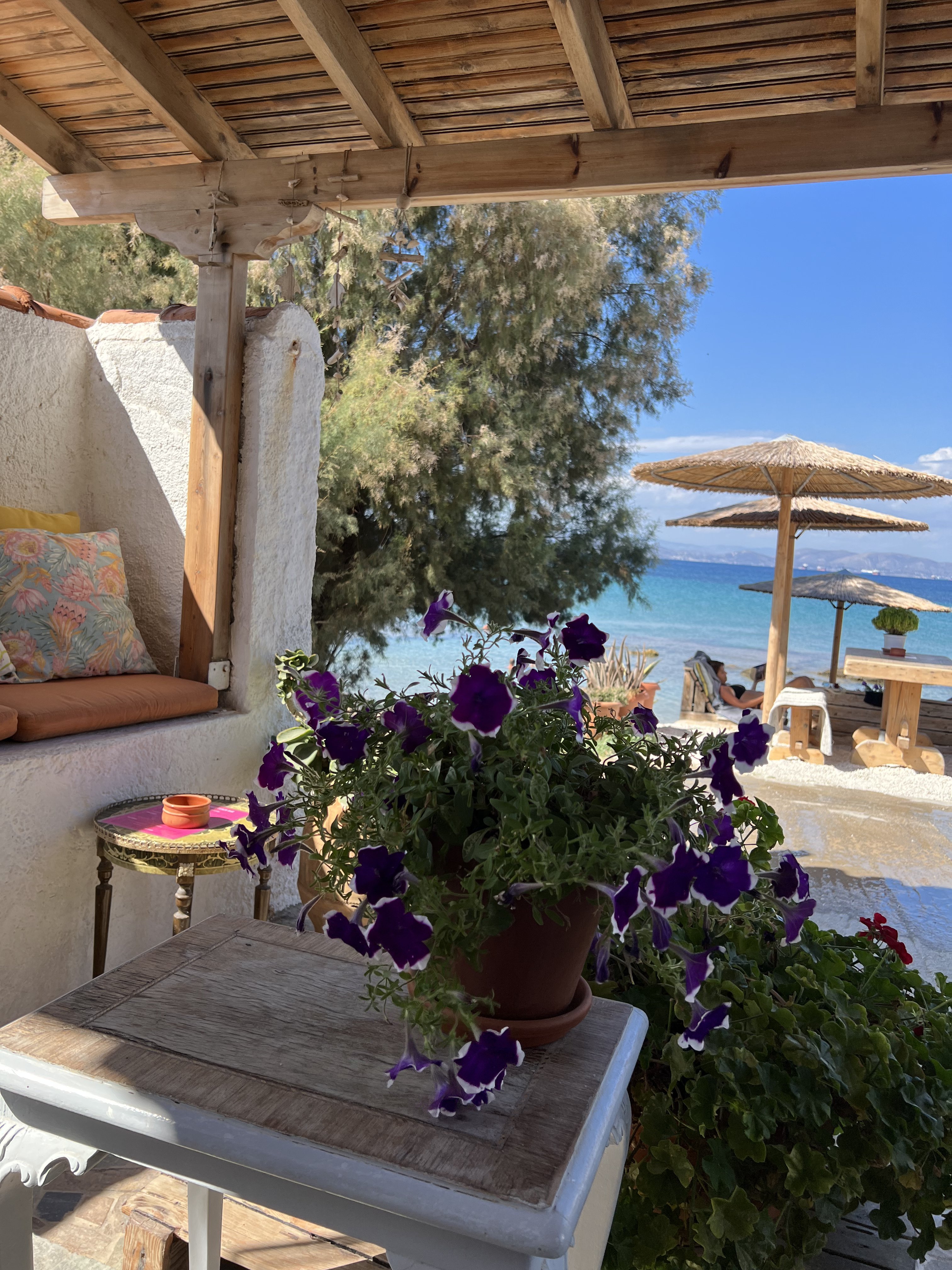 Art workshop session on Aegina Island