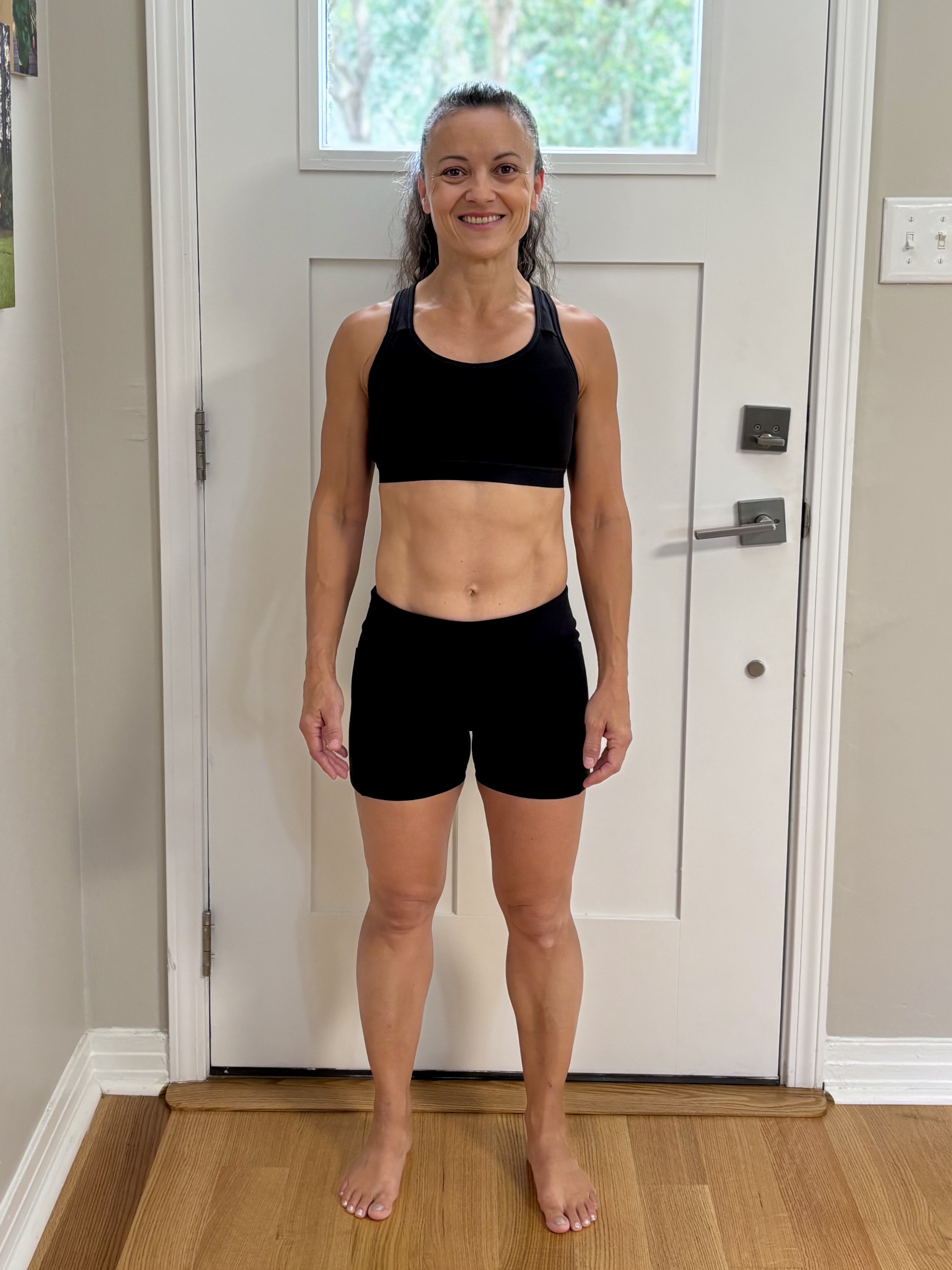 Vanessa after GymForce — 108 lbs, 12% body fat