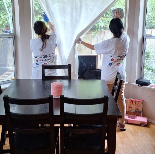 Interior window cleaning from Nomad Cleaning Company