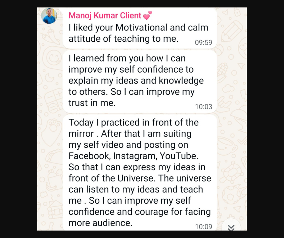 Message screenshot
