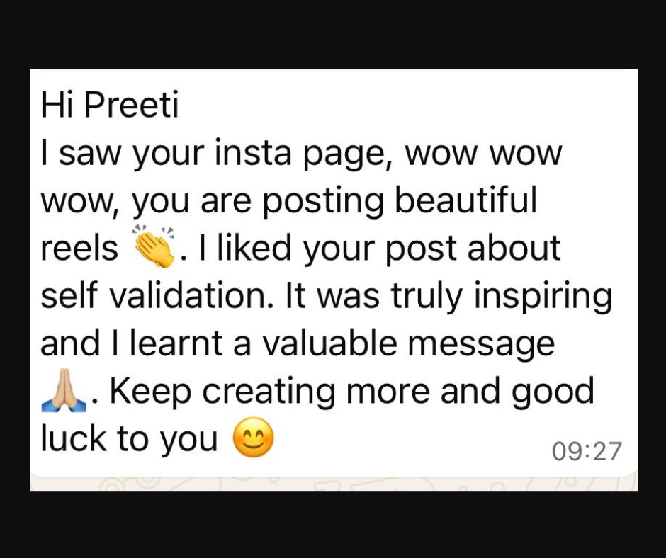 Message screenshot