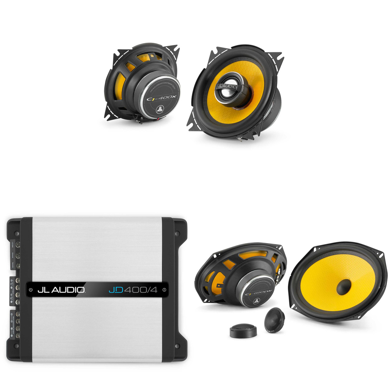Example speaker and amplifier equipment