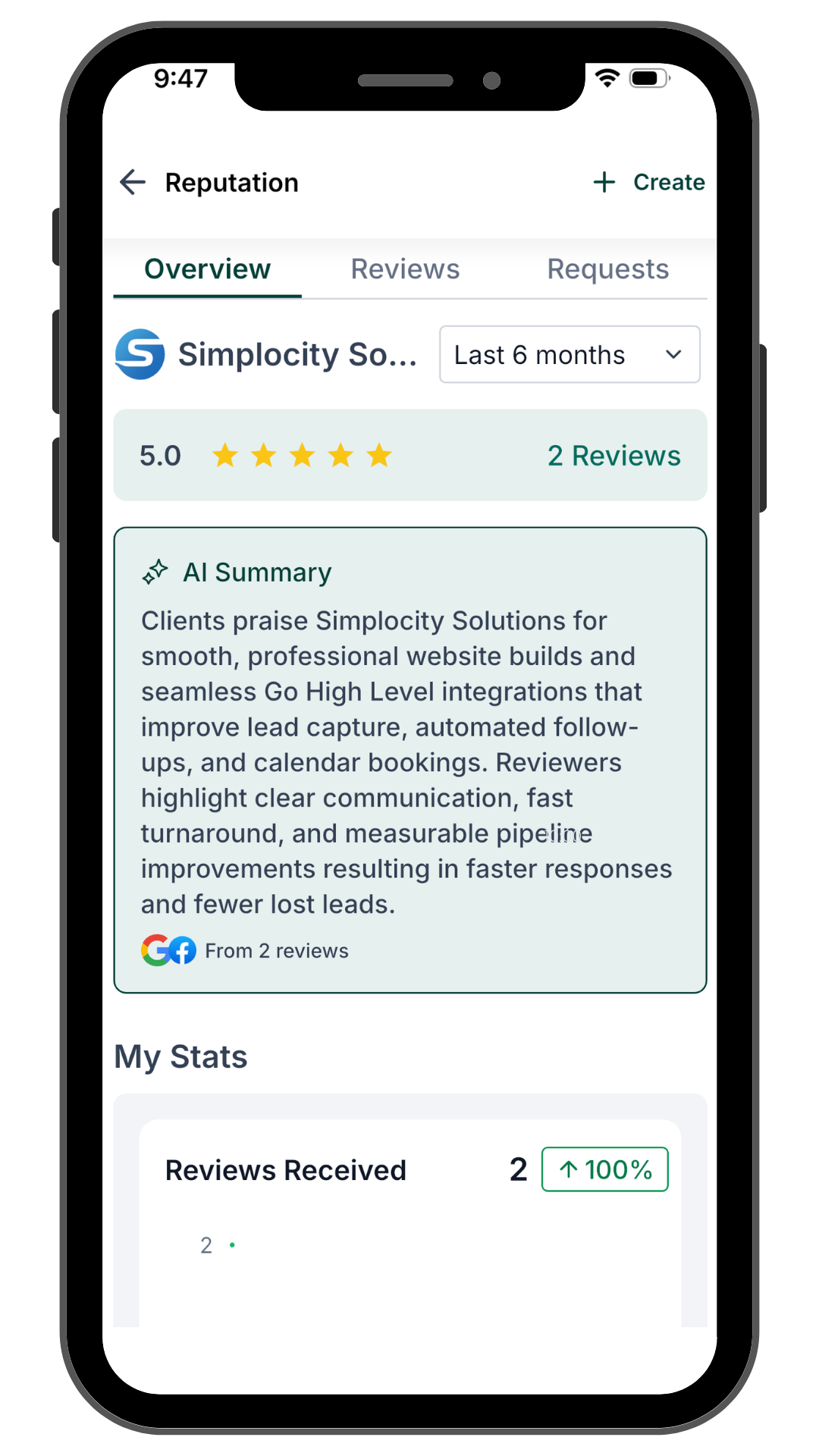 Simplocity Mobile App Reputation Management
