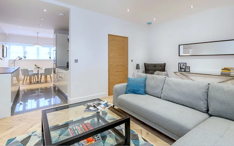 Wemyss Mews, Edinburgh. Garage to two bedroom flat conversion by CTD Scotland.