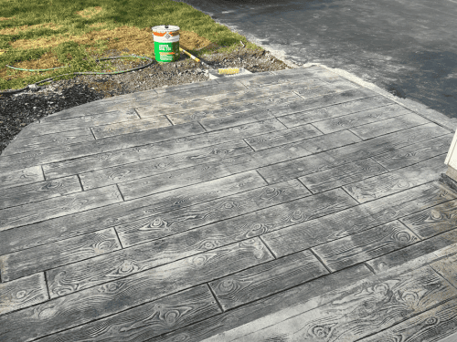 Henrietta Concrete Patio Installation