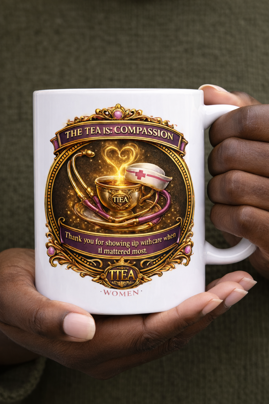 The Tea Is Compassion Mug