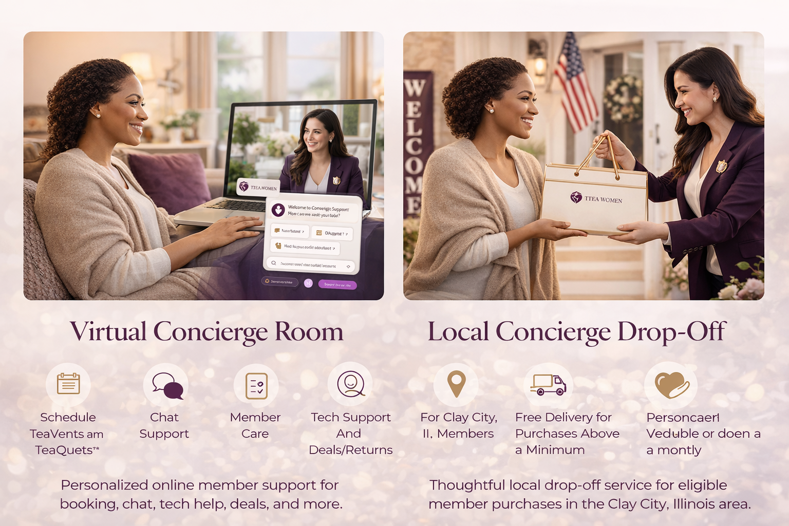 TTEA Women delivery and order support