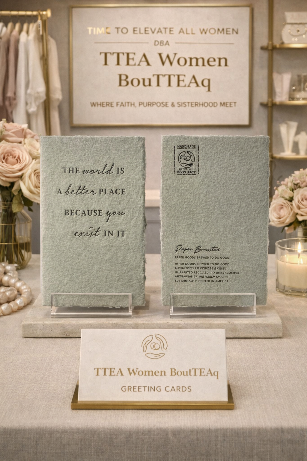 The world is a better place because you exist in it card