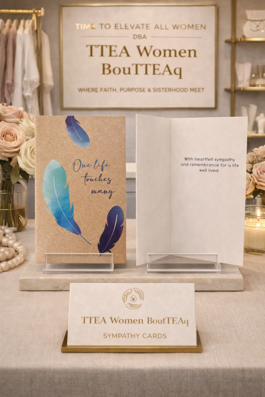 One life touches many card