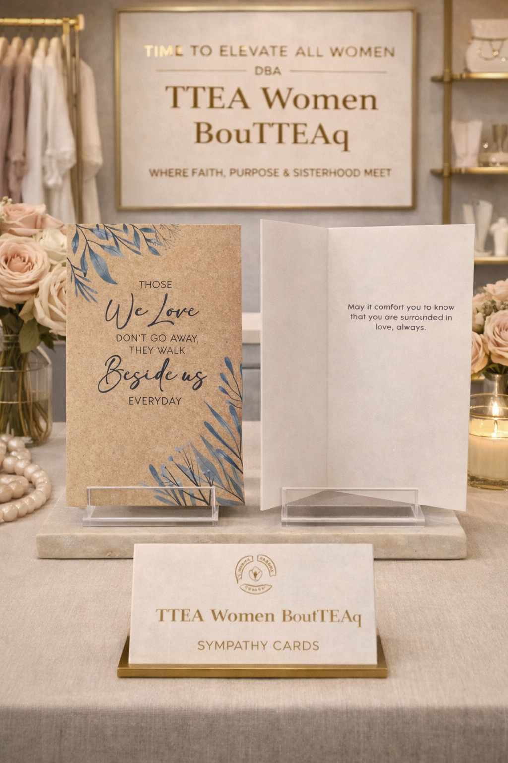 Those we love don't go away card