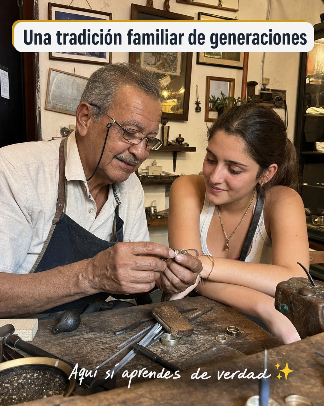 Otro creativo para taller de joyer&iacute;a