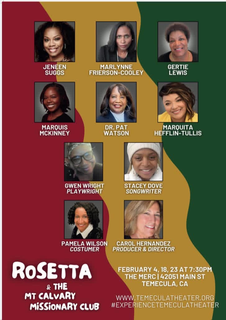 Rosetta and The Mt. Calvary Missionary Club production poster
