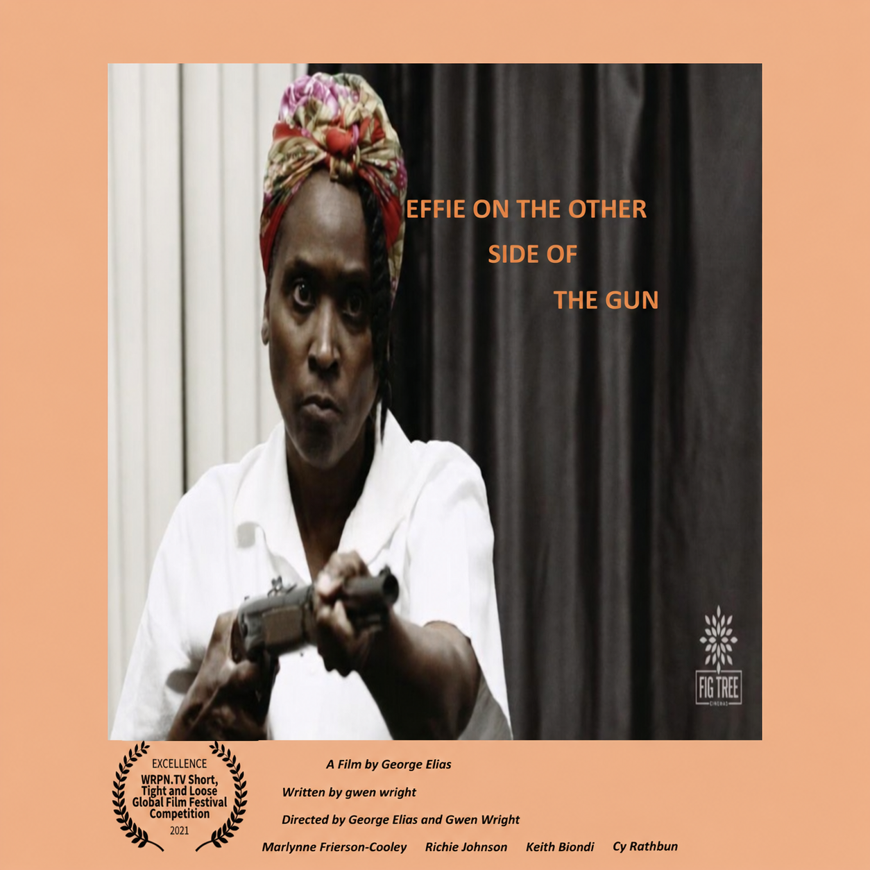 Effie on the Other Side of the Gun festival recognition artwork