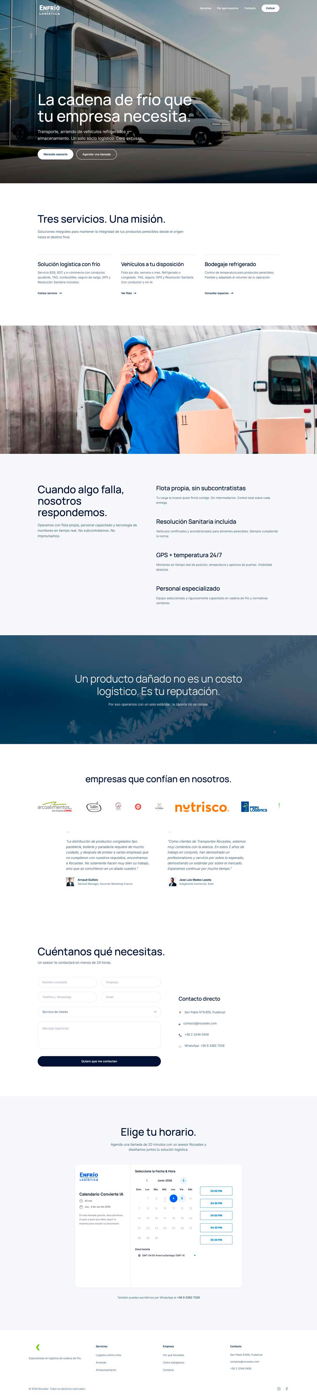 Rocastex — landing completa