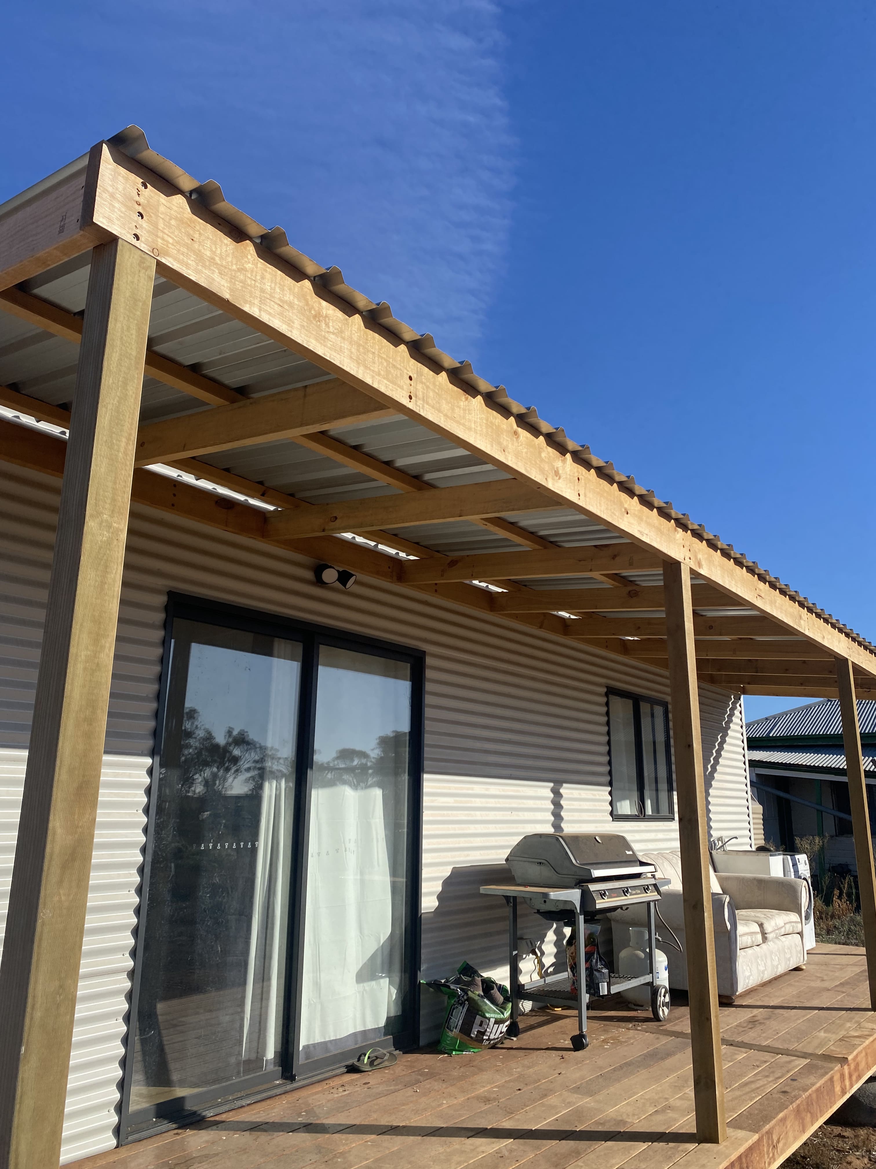 Tourist cabin and worker accommodation unit built for a regional Victoria park by North Western Modular