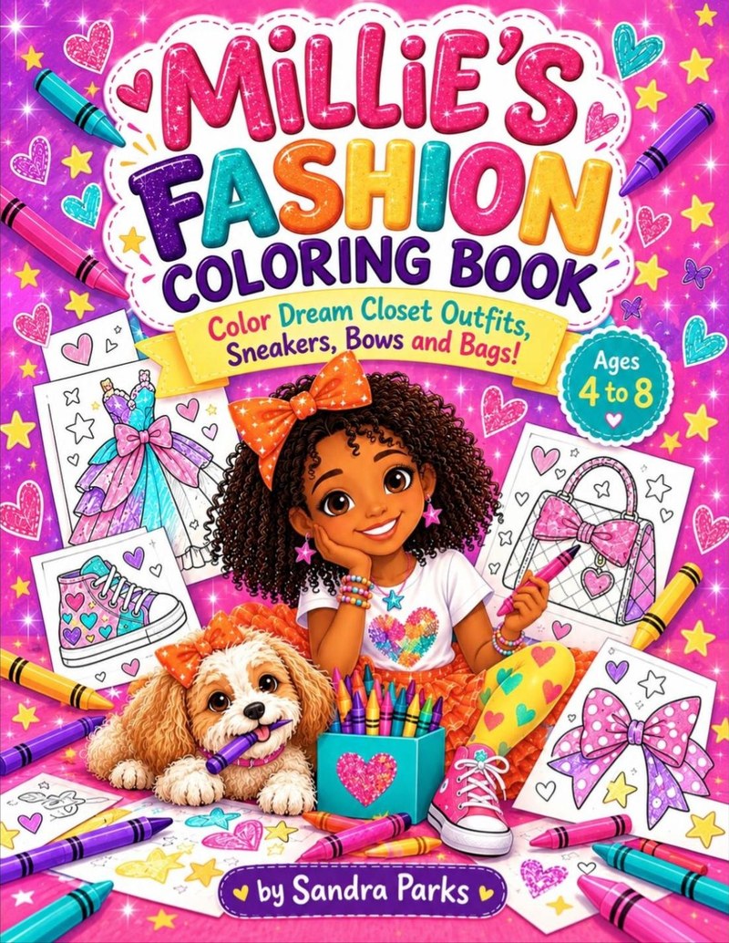 Millie free printable book cover
