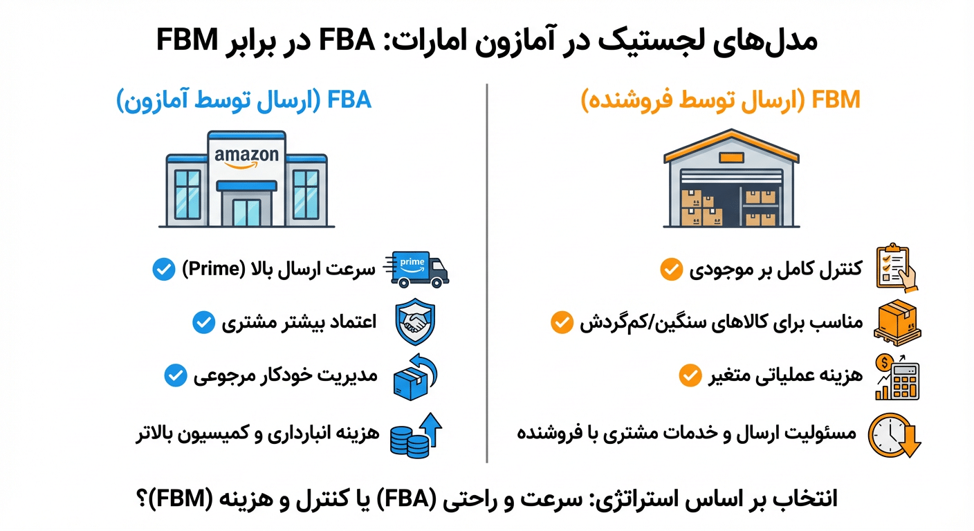 زیرساختهای لجستیکی و نقشFBA در موفقیت فروشندگان زیرساختهای لجستیکی و نقشFBA در موفقیت فروشندگان