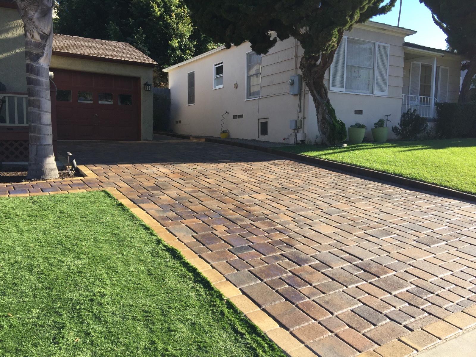 Paver driveway