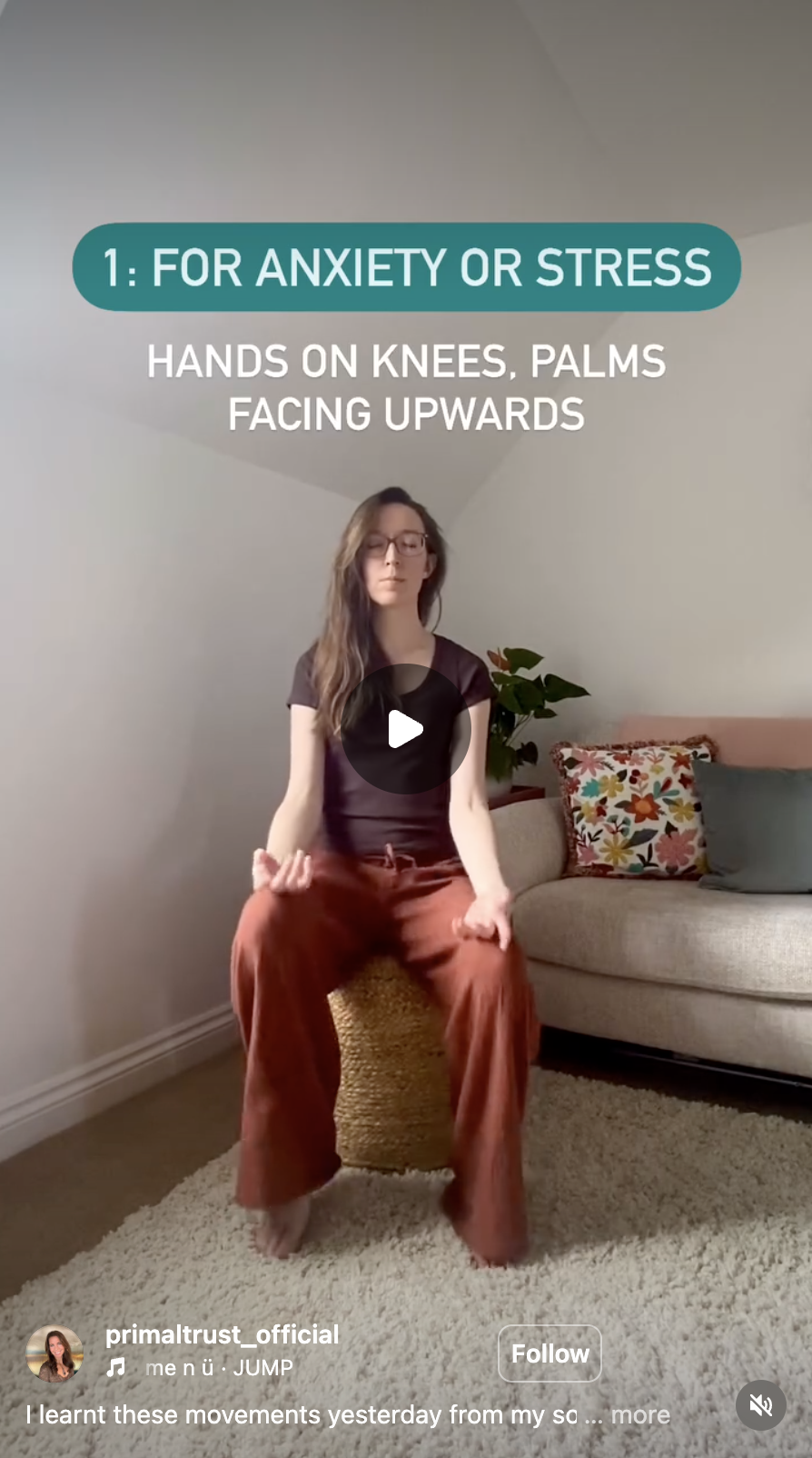 Somatic Exercise to Release Anxiety