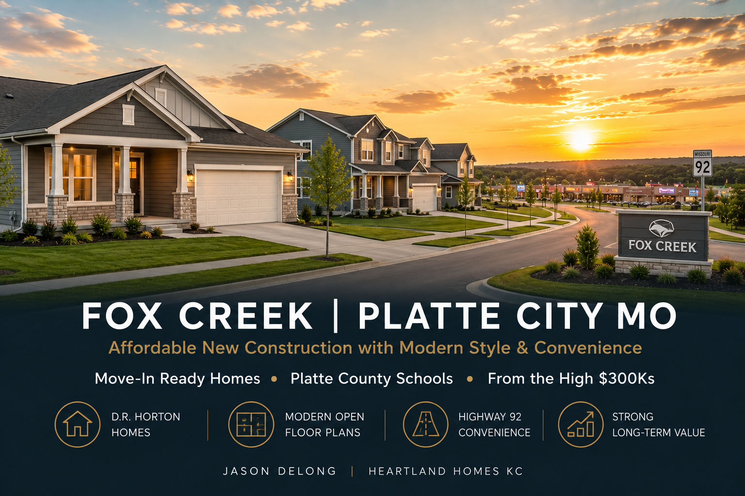 Fairways of Platte City MO featuring luxury golf course homes, scenic fairway views, and upscale ranch-style living in Platte County