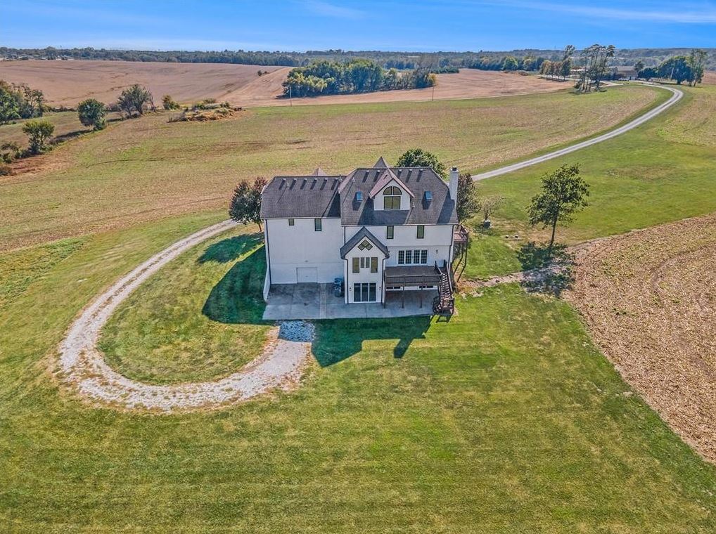 Aerial view of 2600 NW 108th Street 20-acre estate
