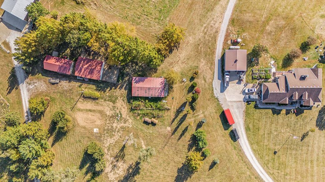 The Bro Barn building exterior and surrounding landscape