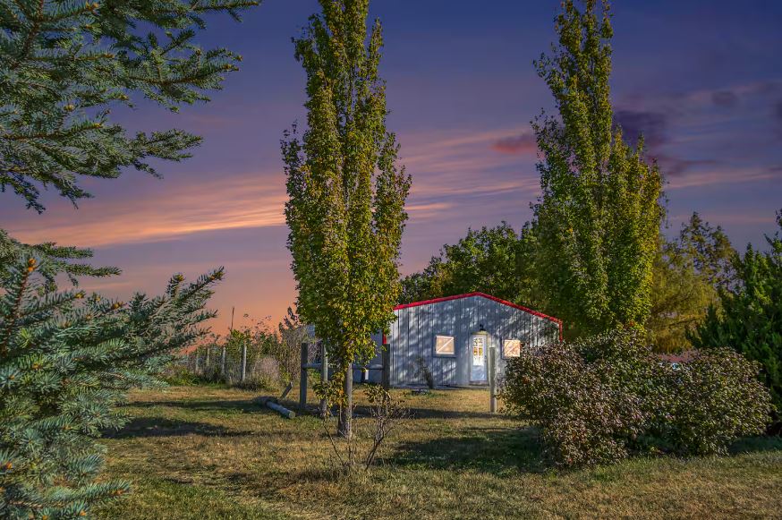 Front view of The Bro Barn at Free Bird Farms