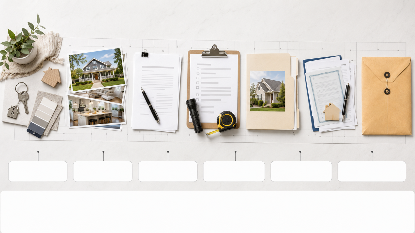 Timeline showing the steps from pricing a Kansas City home through inspection, title work and closing