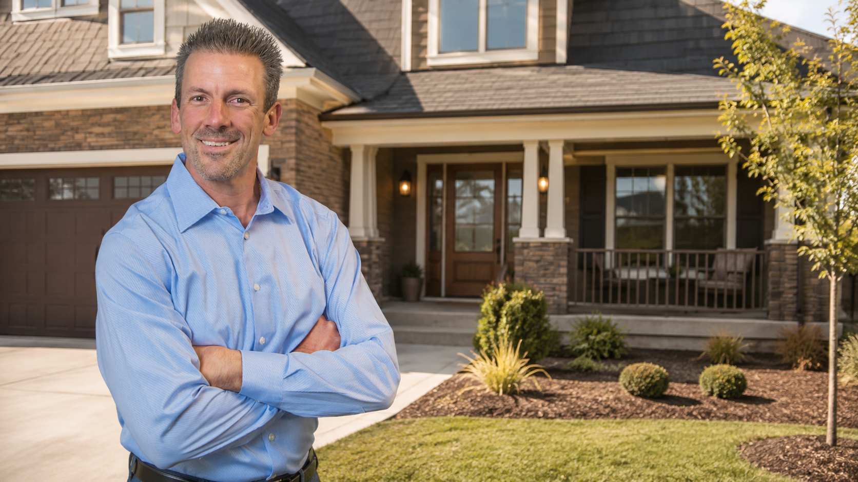 Jason DeLong evaluating a Kansas City property for a time-sensitive home sale