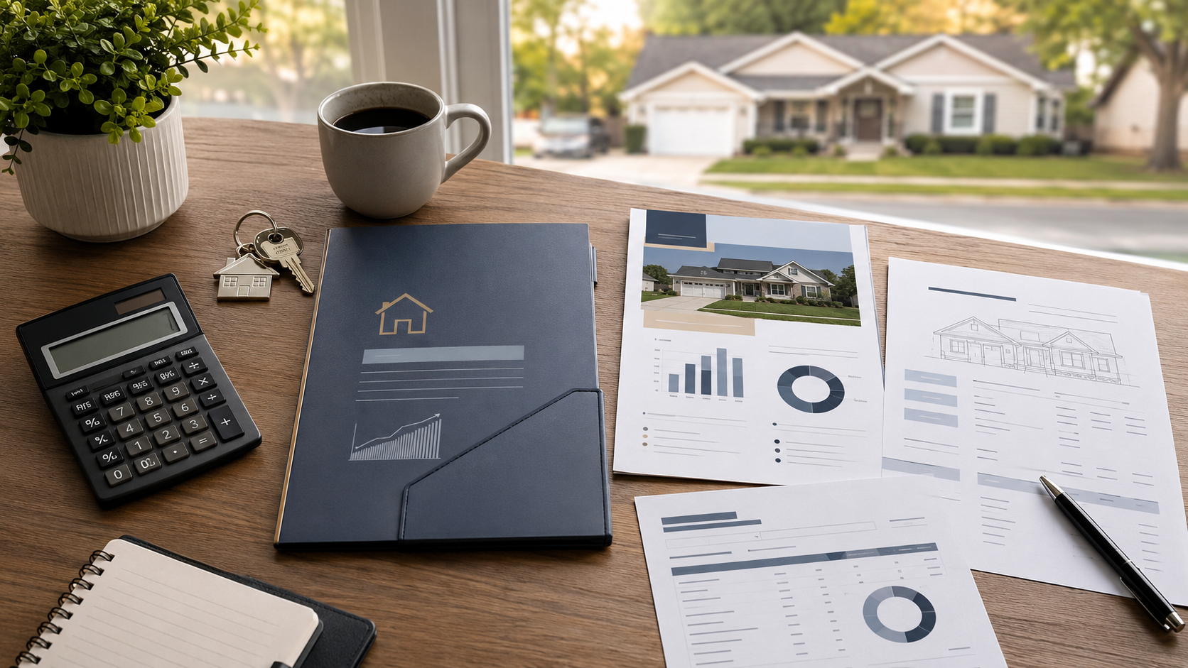 Calculator, mortgage payoff and home-value documents used to estimate equity before a Liberty Missouri home sale. Calculator, mortgage payoff and home-value documents used to estimate equity before a Liberty Missouri home sale.