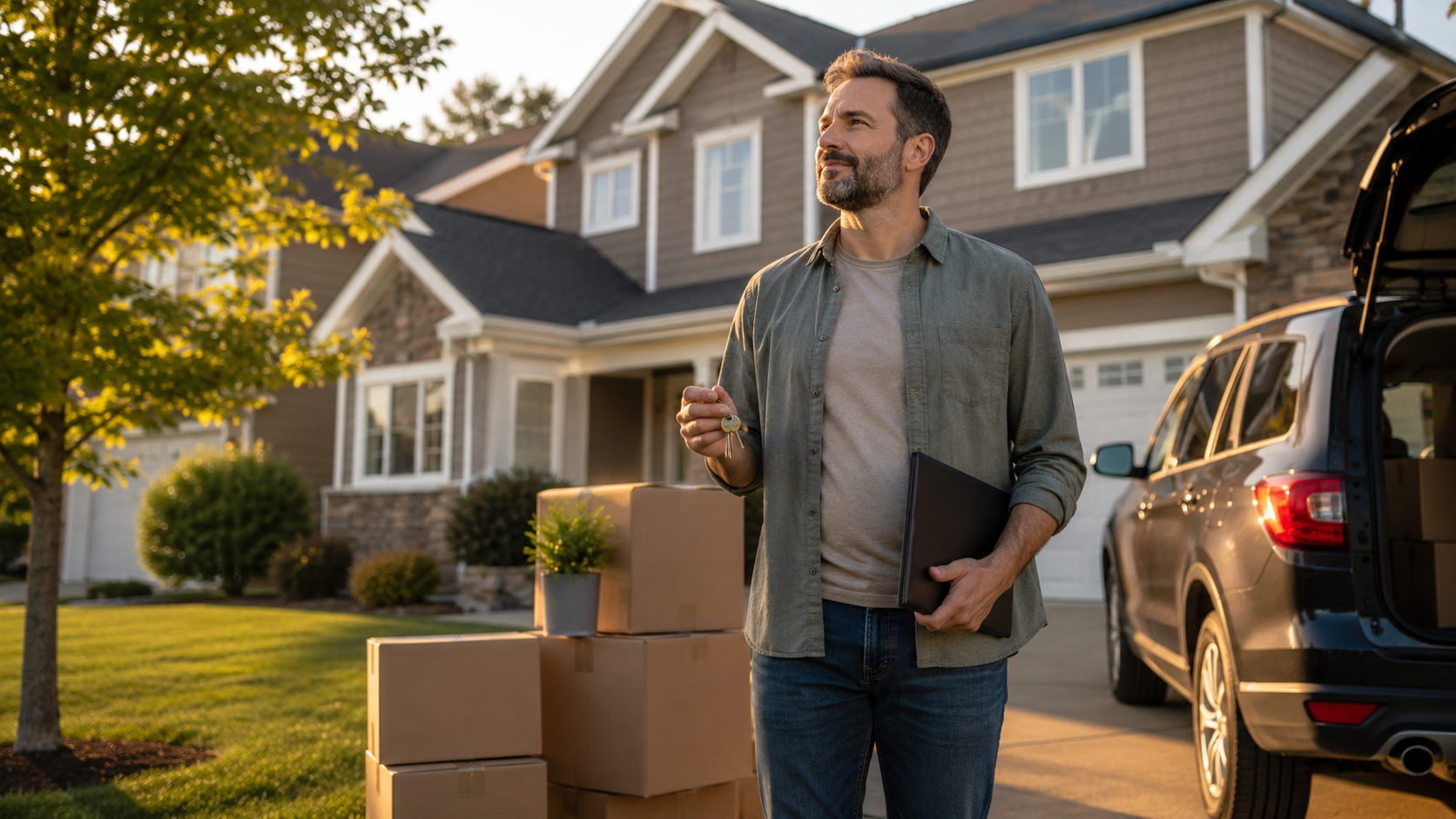 Liberty Missouri homeowner preparing to move after completing a home sale before foreclosure. Liberty Missouri homeowner preparing to move after completing a home sale before foreclosure.
