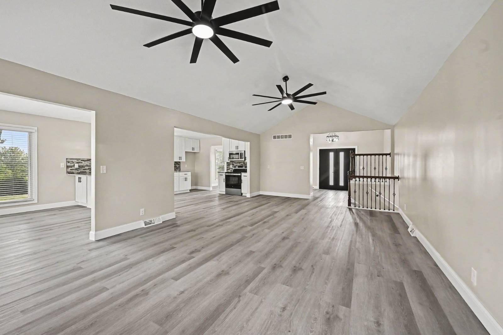 Open renovated main living area